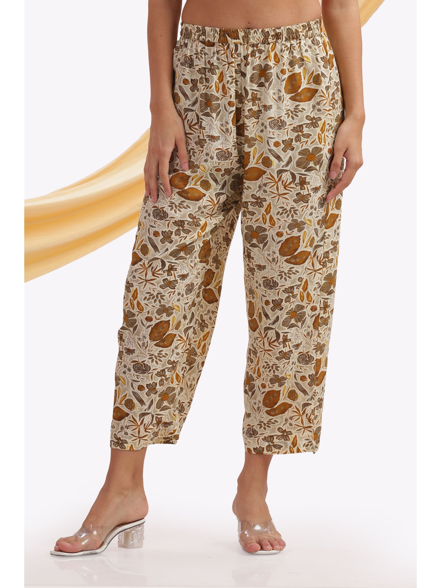 Bohemian apparel printed Punjabi co-ordset