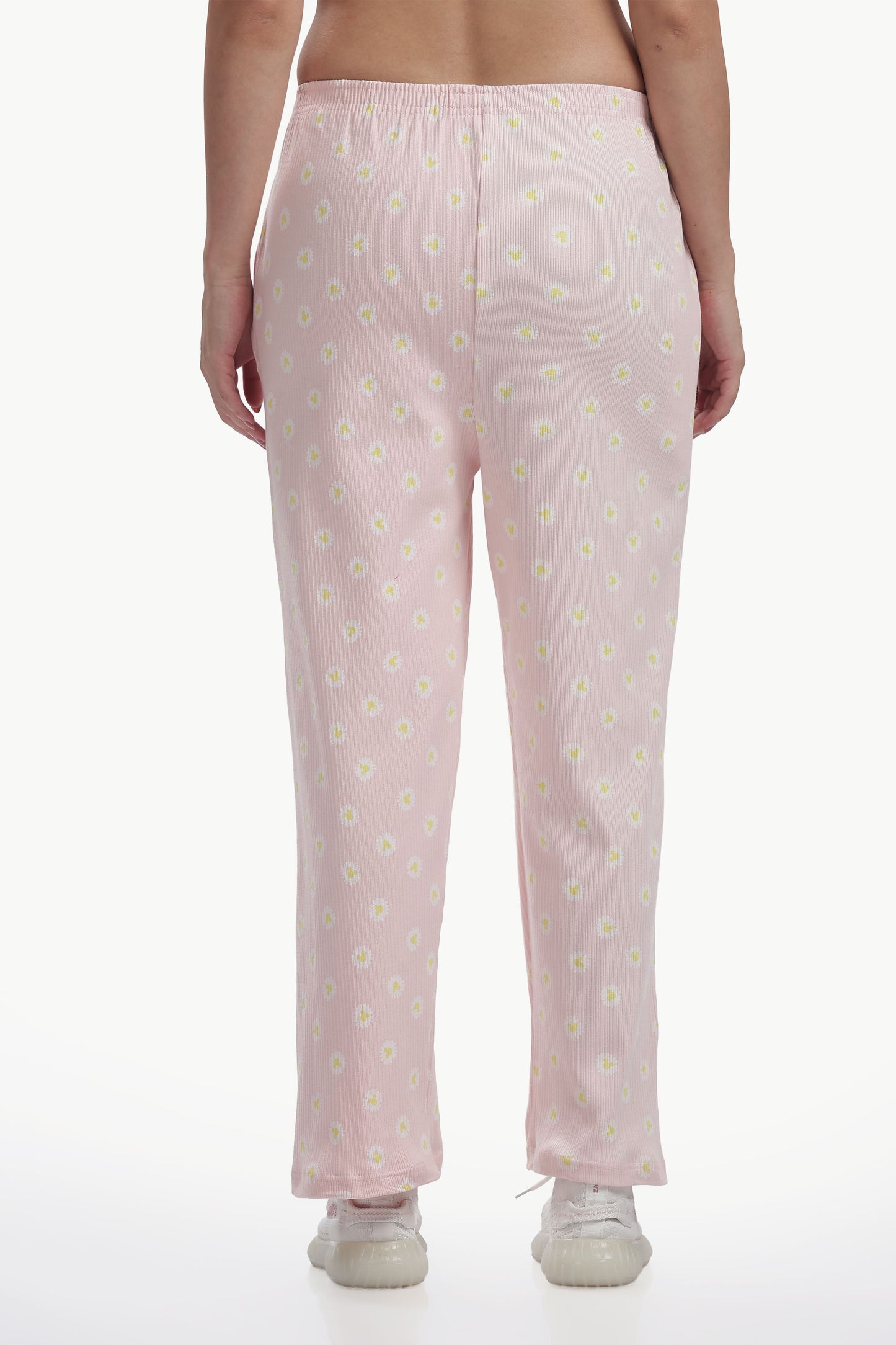 Baby pink Floral stretchable Co-ordset
