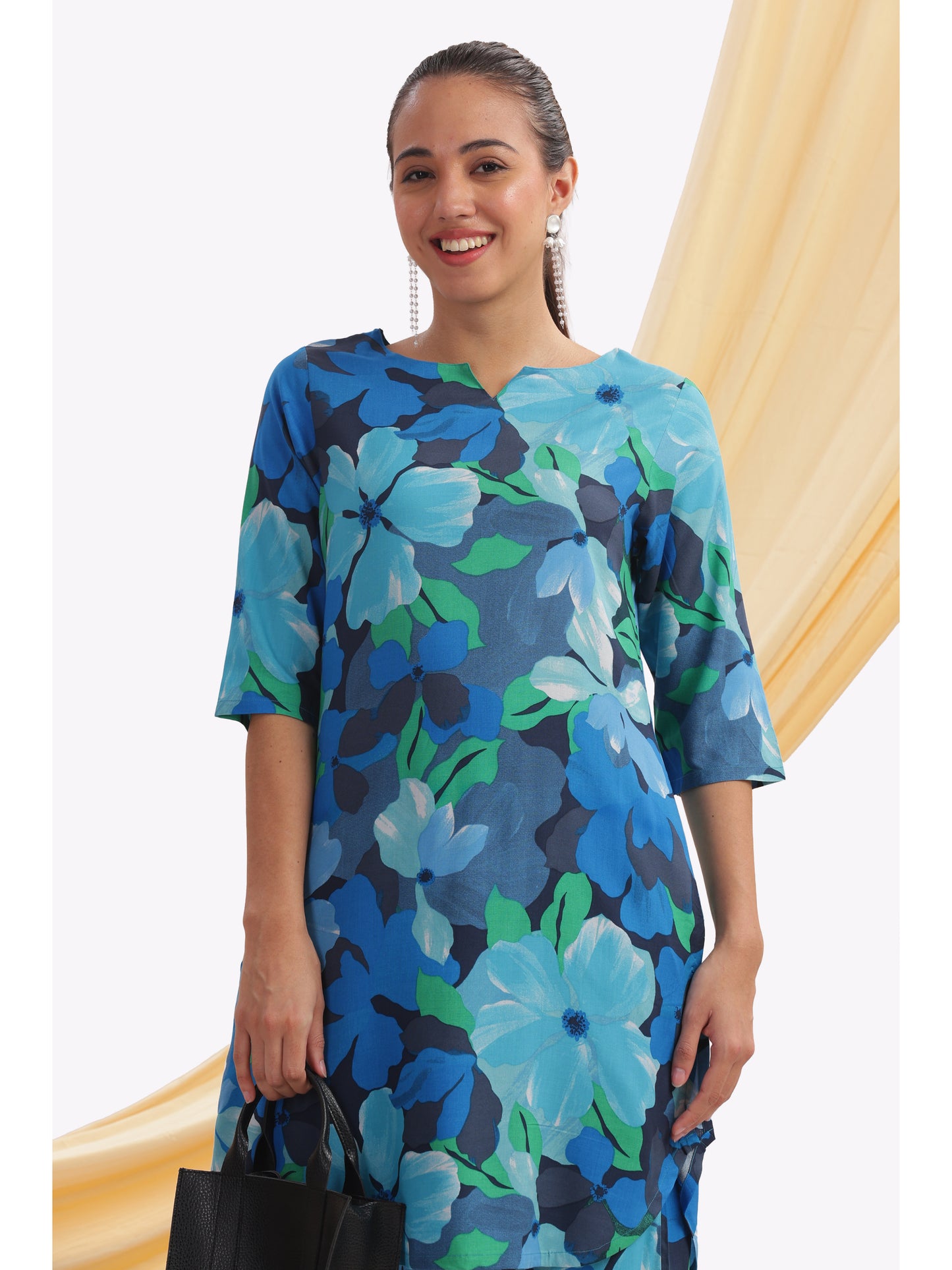 Oceanic Flora punjabi Co-ordset