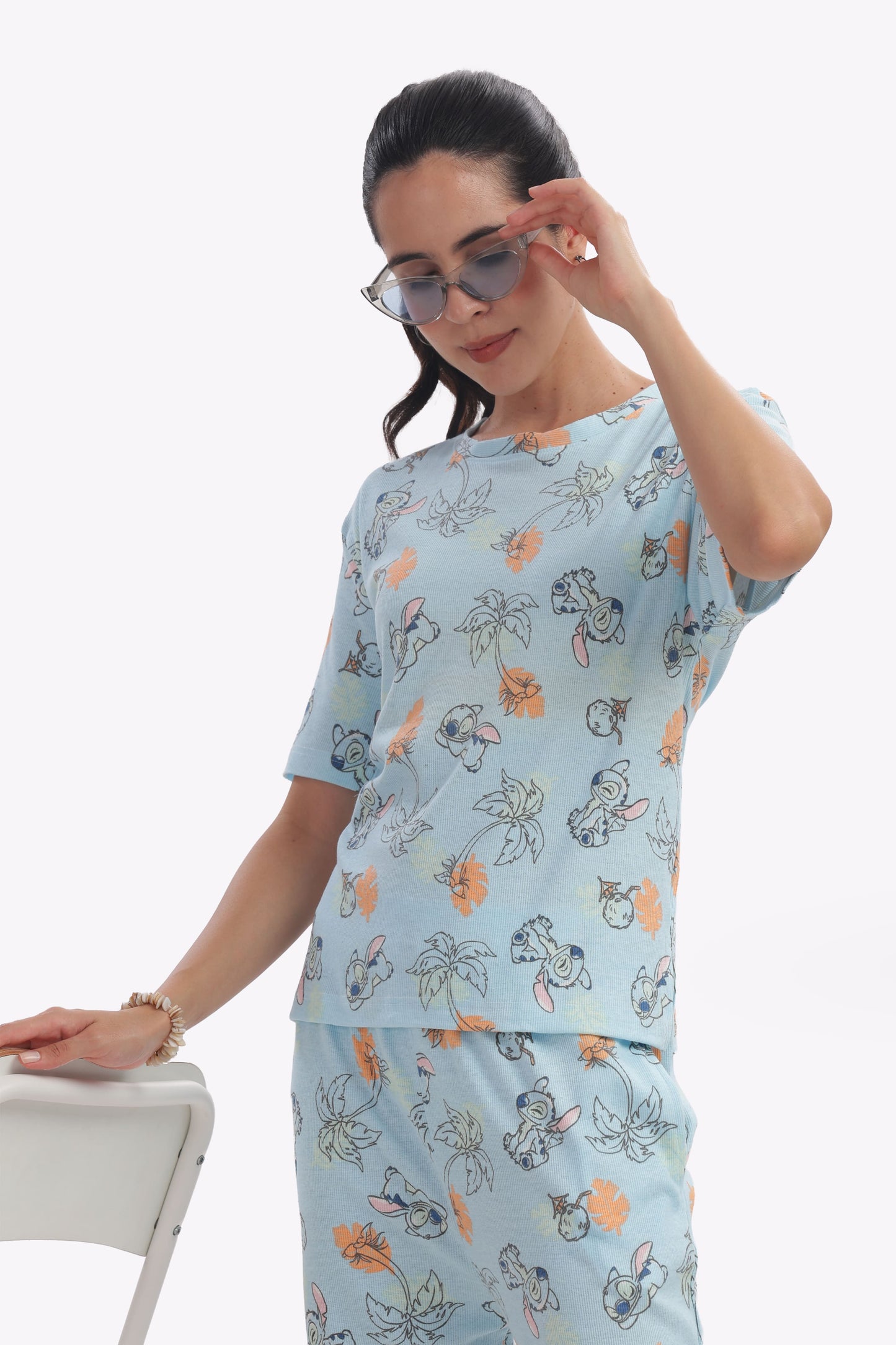 Lilo & Stitch-themed stretchable co-ordset