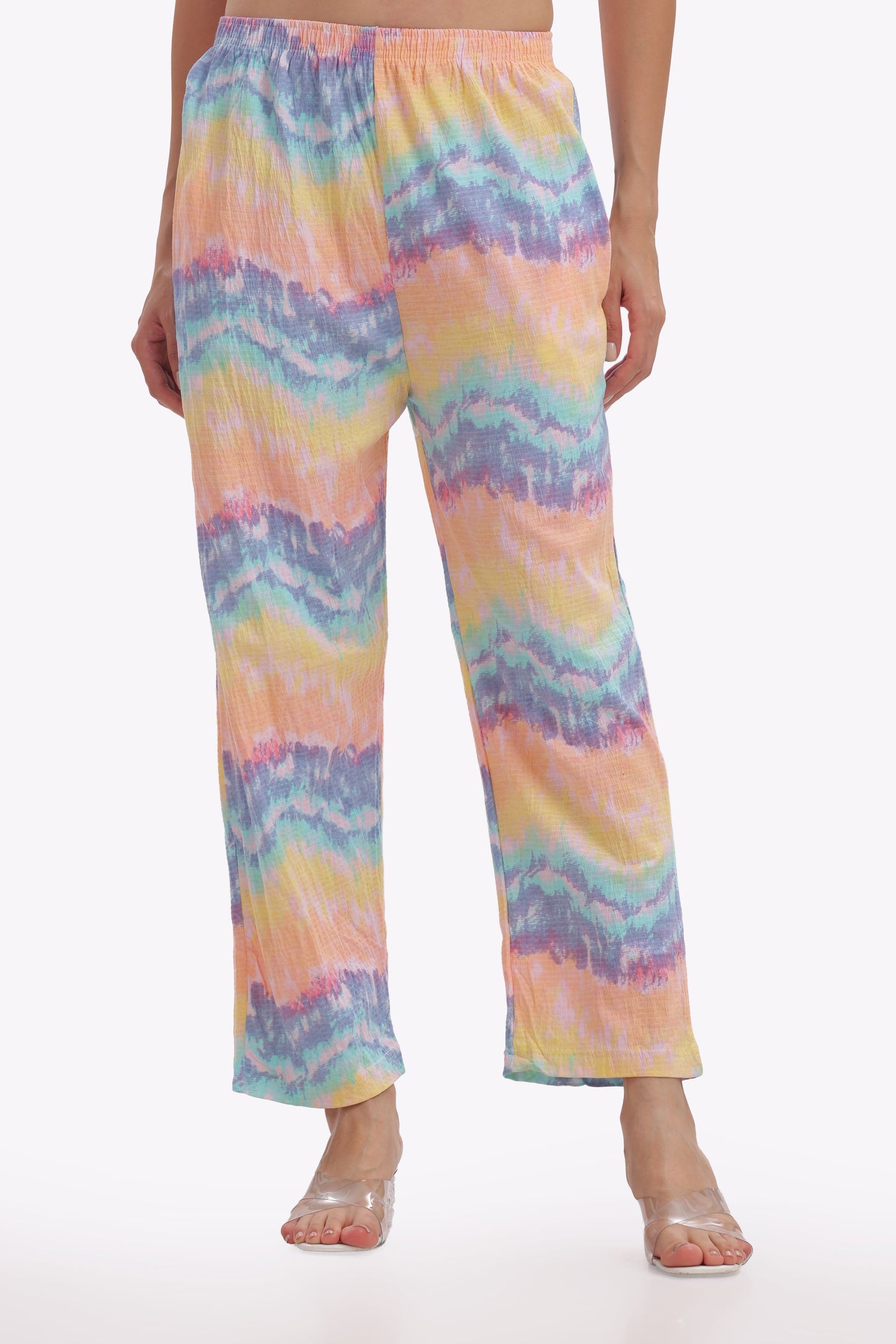 Sunset Ripple stretchable co-ordset