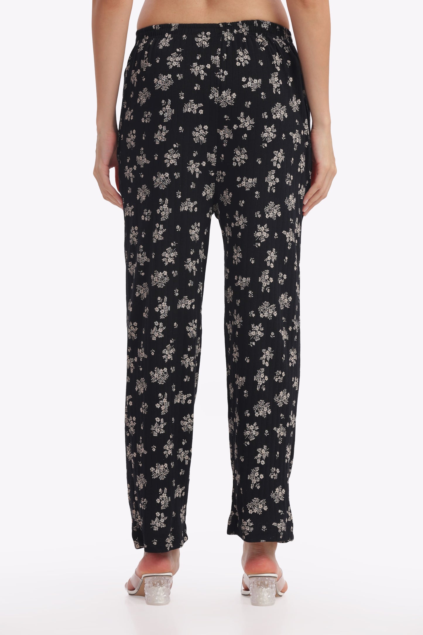 Midnight Bloom stretchable co-ordset