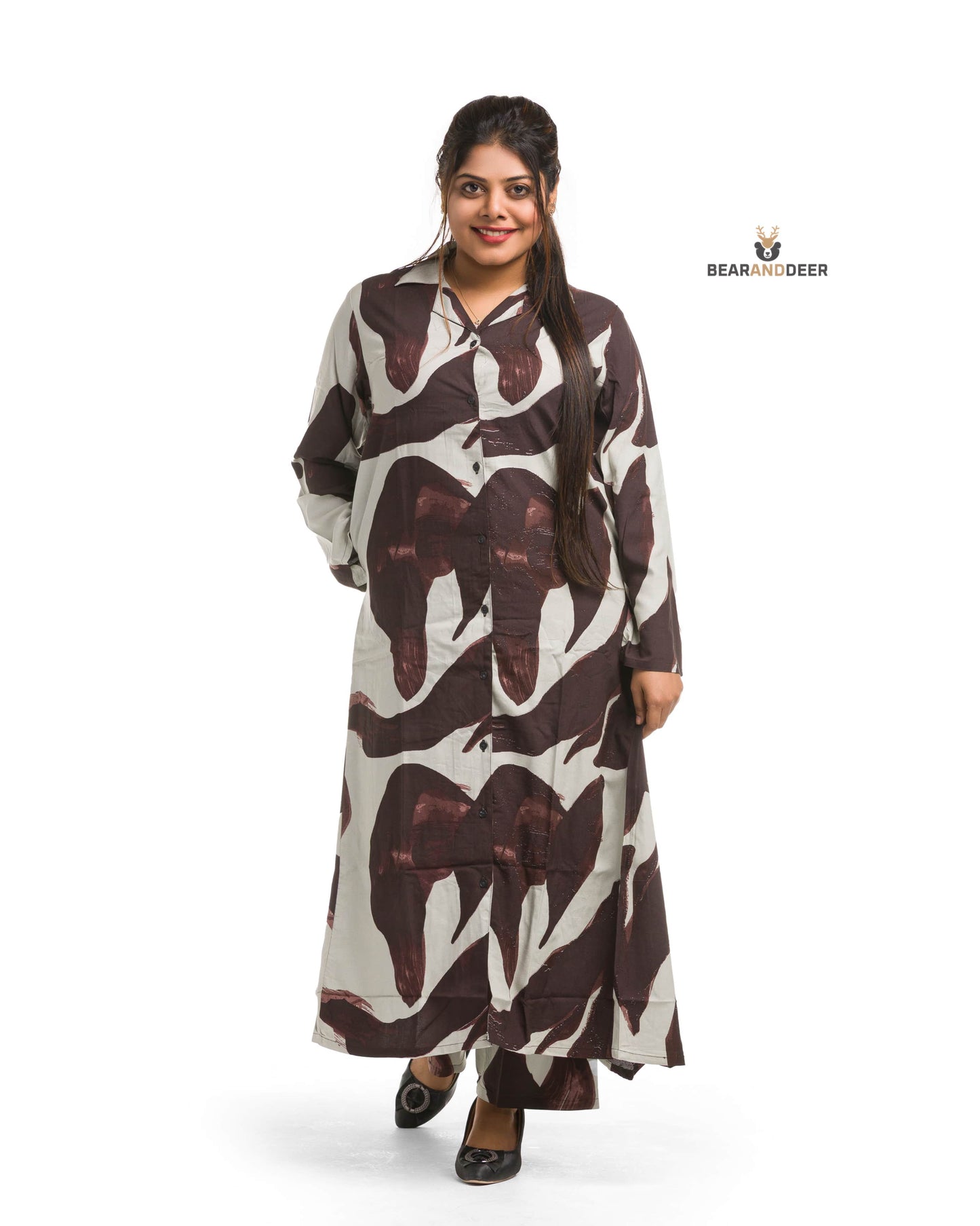 Chocolate Full Sleeve Cosy Cotton Pyjamaset