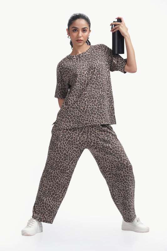 Trendy Animal print pattern Co-ordset