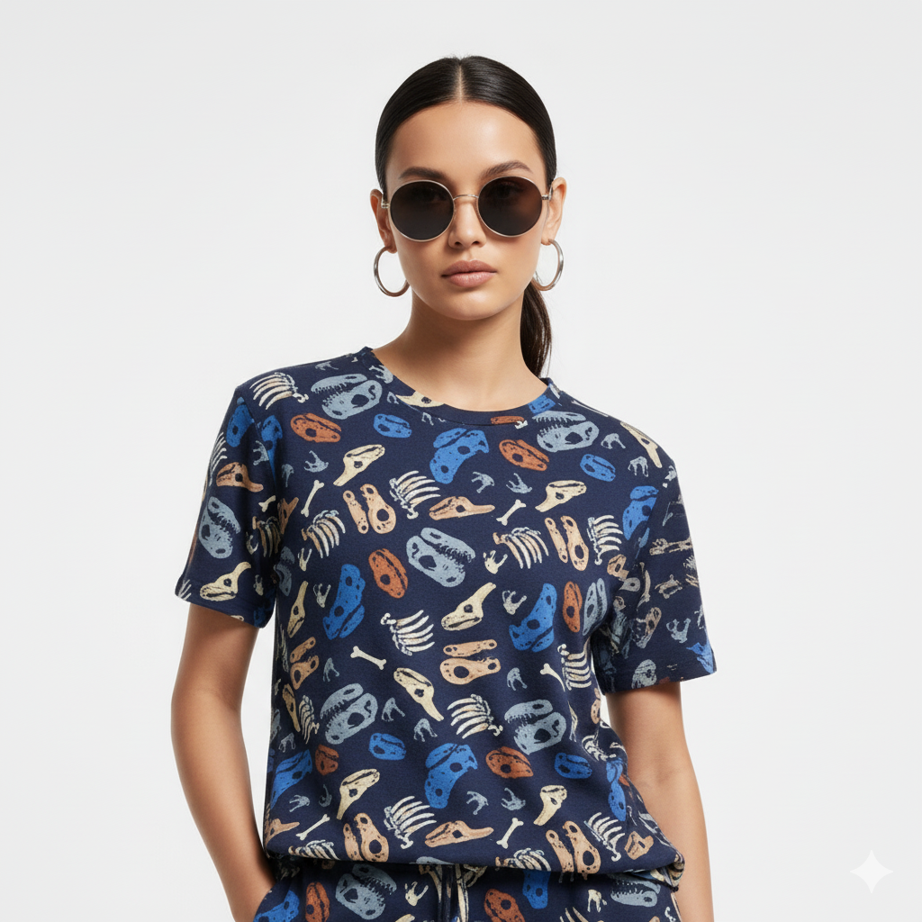 Navy blue stretchable co-ordset
