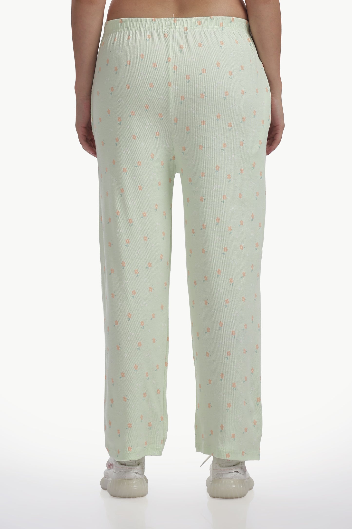 Mint Green Printed stretchable Co-ordset