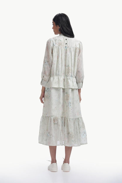 pastel floral Frock