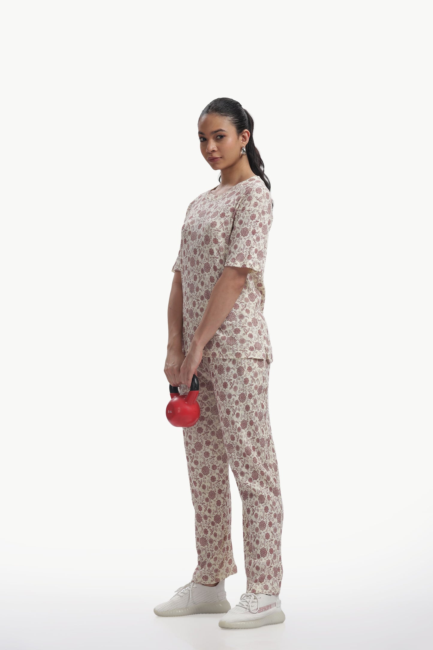 Dusty rose stretchable co-ordset