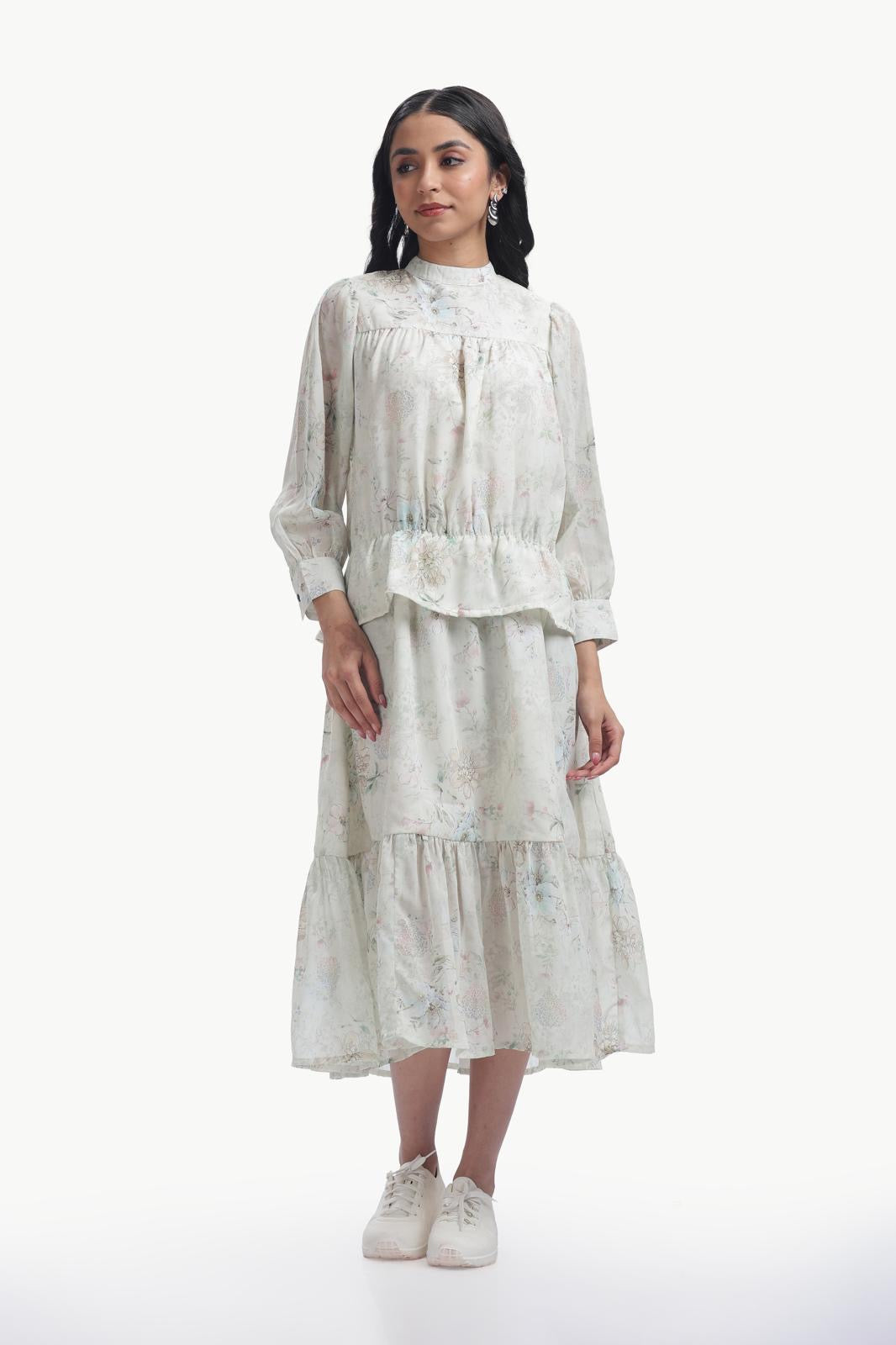 pastel floral Frock