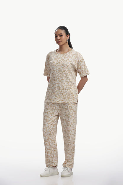 Greyish Brown stretchable co-ordset