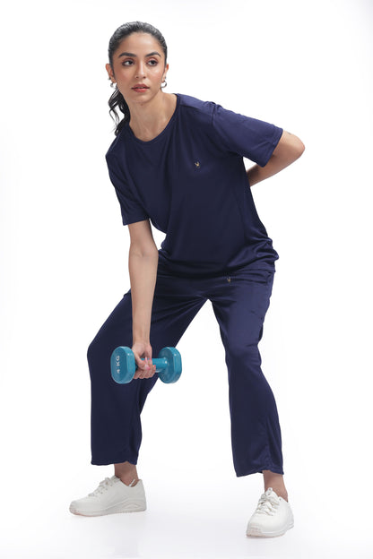 GYM breathable imported fabric cod set royal blue