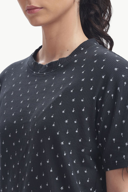 geometric print stretchable co-ordset