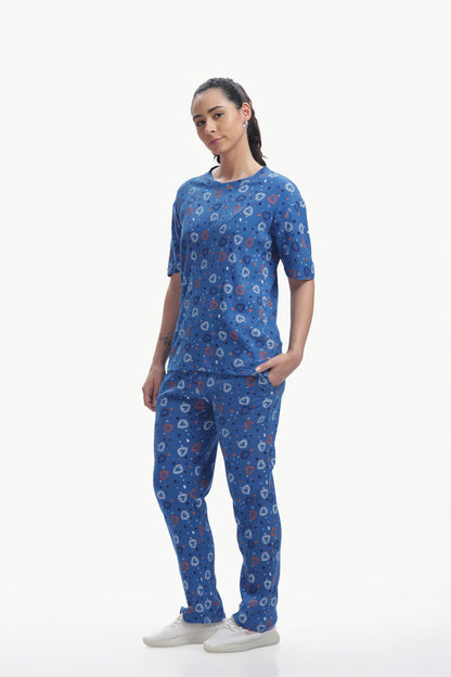 Indigo Isle stretchable co-ordset