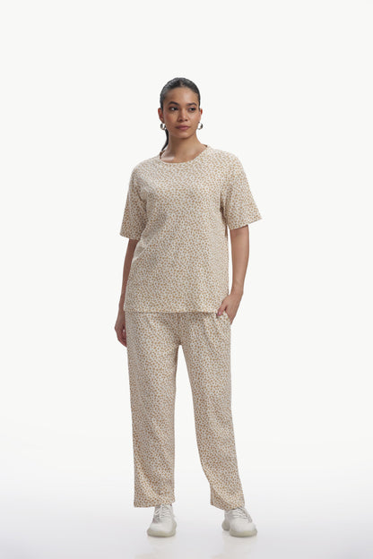 Greyish Brown stretchable co-ordset