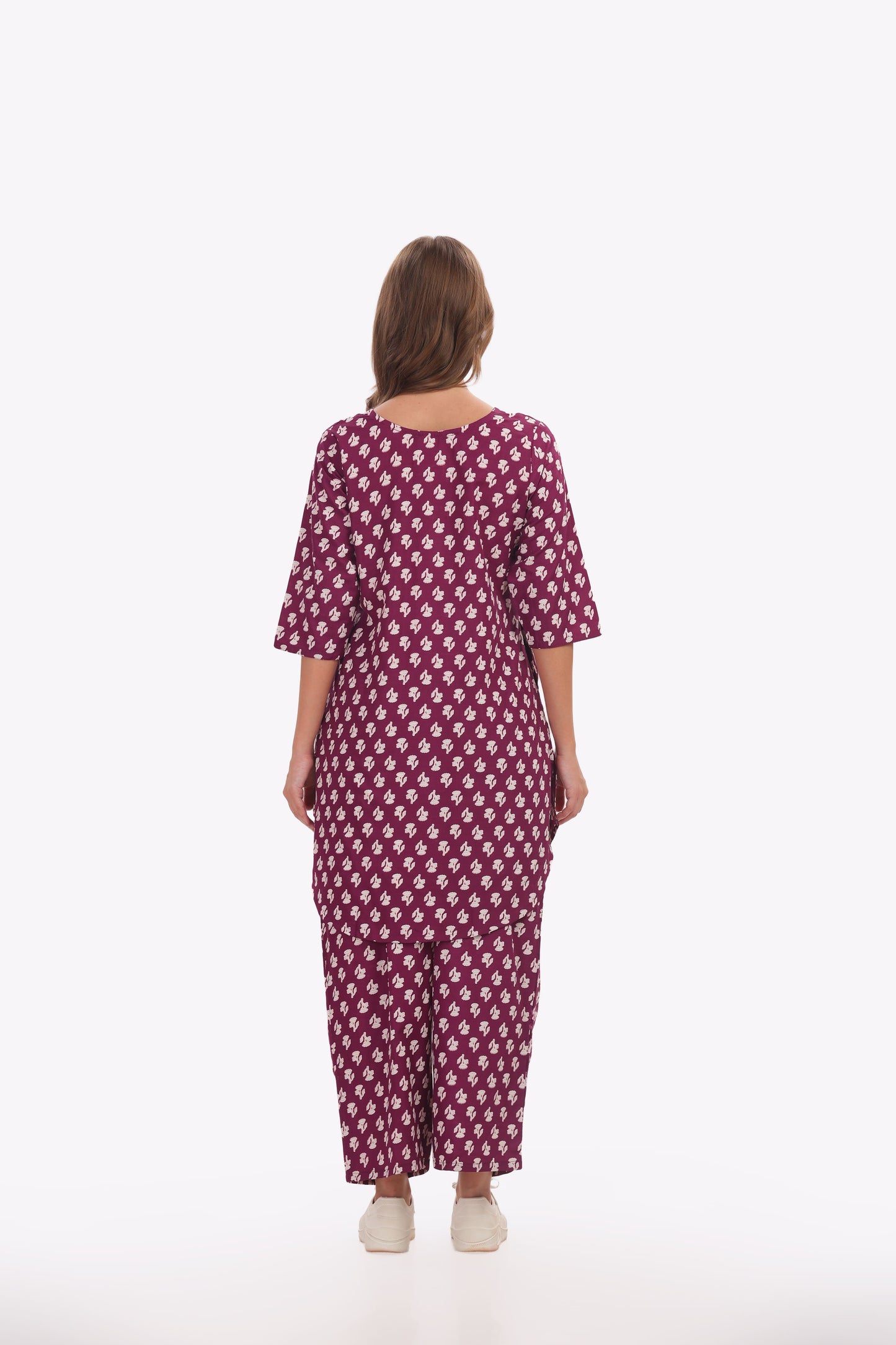 Mulberry Cotton punjabi co-ordset