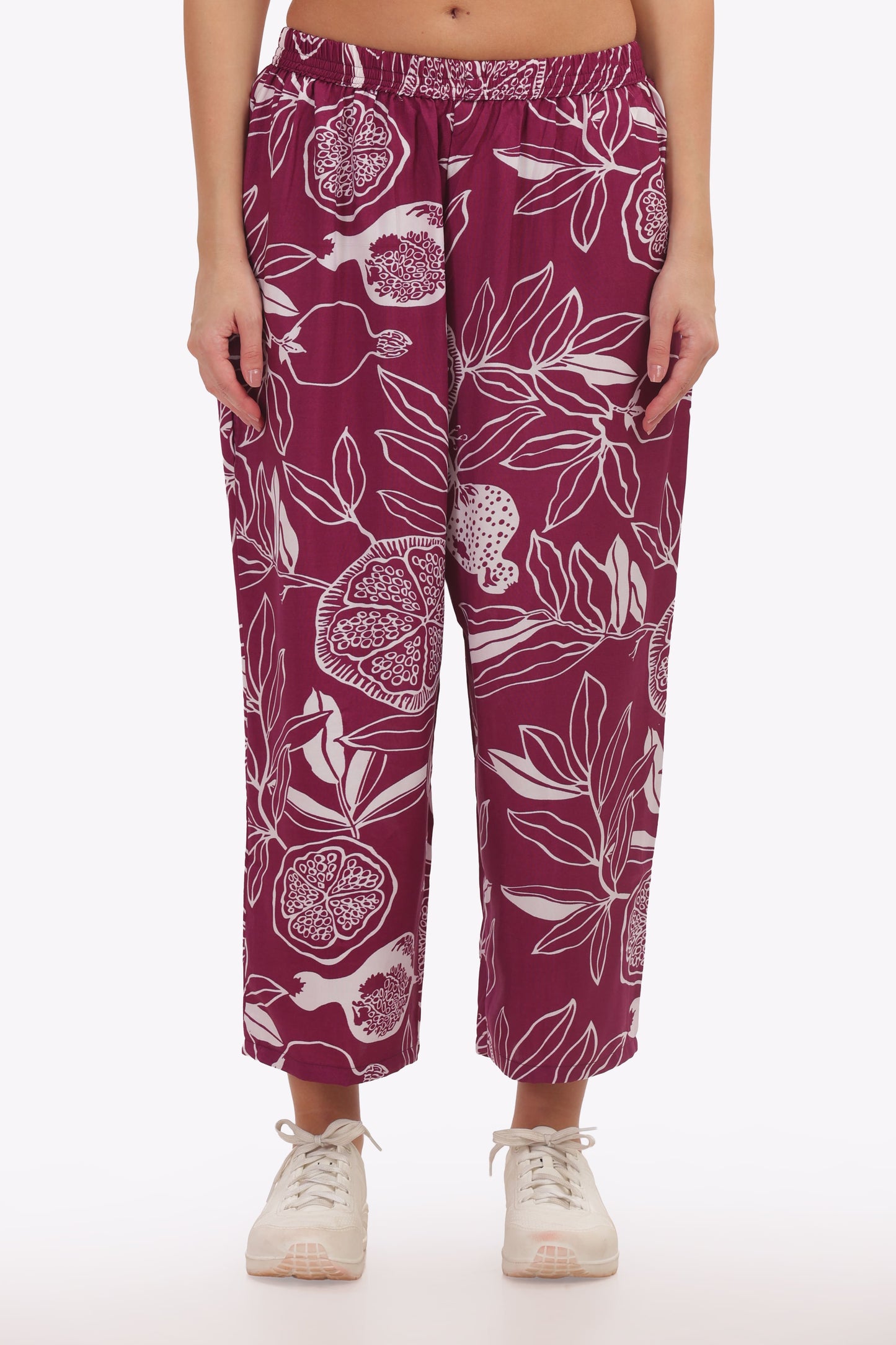 Maroon Pomegranate punjabi Co-ordset