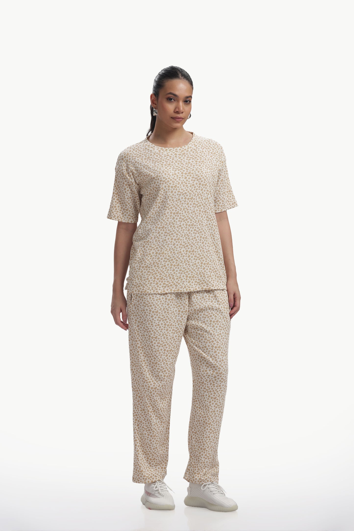 Greyish Brown stretchable co-ordset