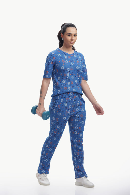 Indigo Isle stretchable co-ordset