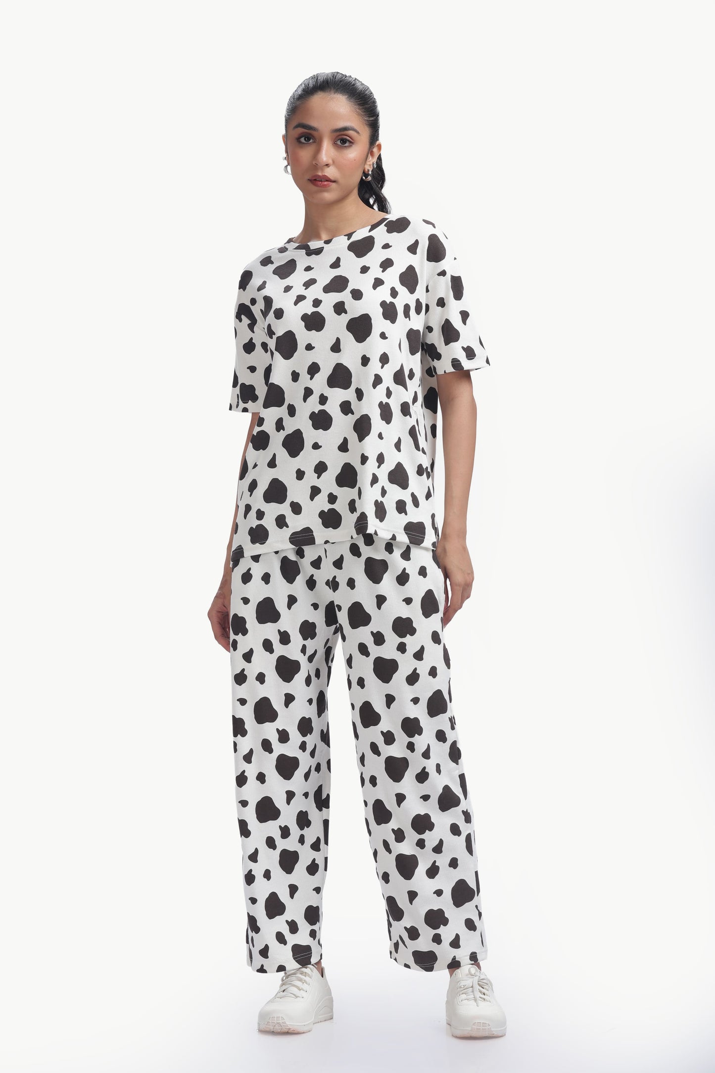 Cute pug Dalmatian print Co-ordset