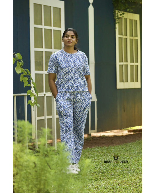 Daisy Blue Floral Co-Ordset