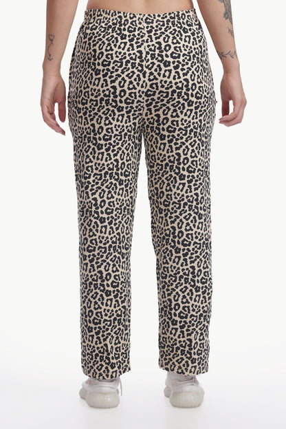 leopard print stretchable co-ordset