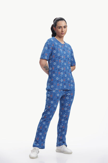 Indigo Isle stretchable co-ordset