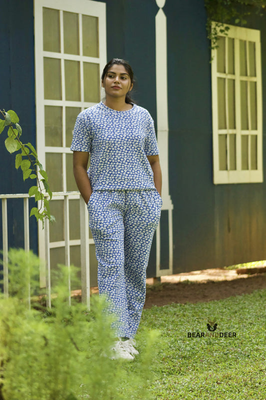 Daisy Blue Floral Co-ordset