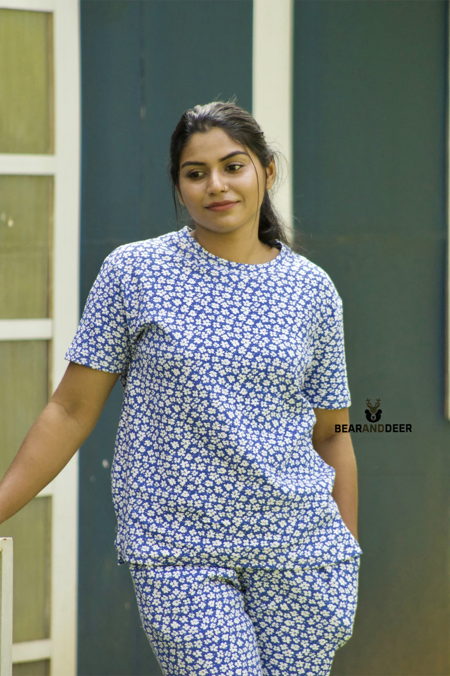 Daisy Blue Floral Co-ordset