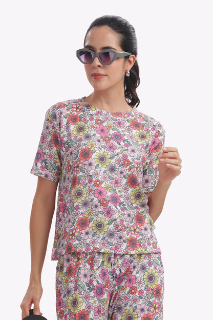 Floral Meadow Stretchable Co-ordset