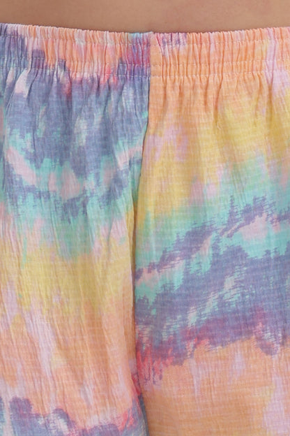 Sunset Ripple stretchable co-ordset