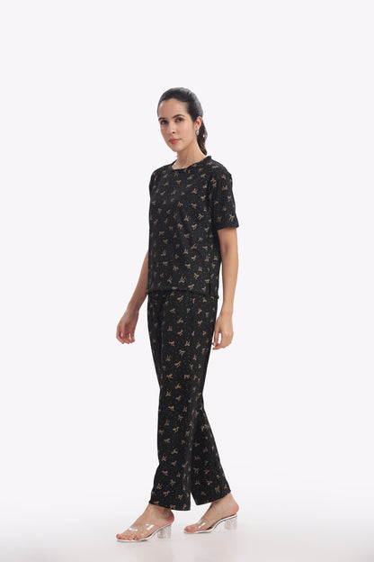 Starry Night stretchable co-ordset