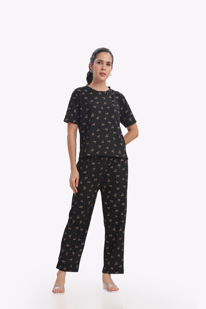 Starry Night stretchable co-ordset