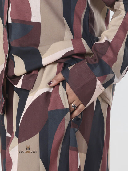 Terra fusion brown shaded Pyjamaset
