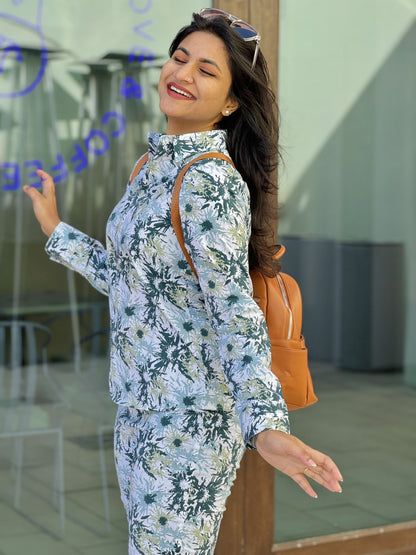 Full open shirt type full sleeve Co-Ord Set
