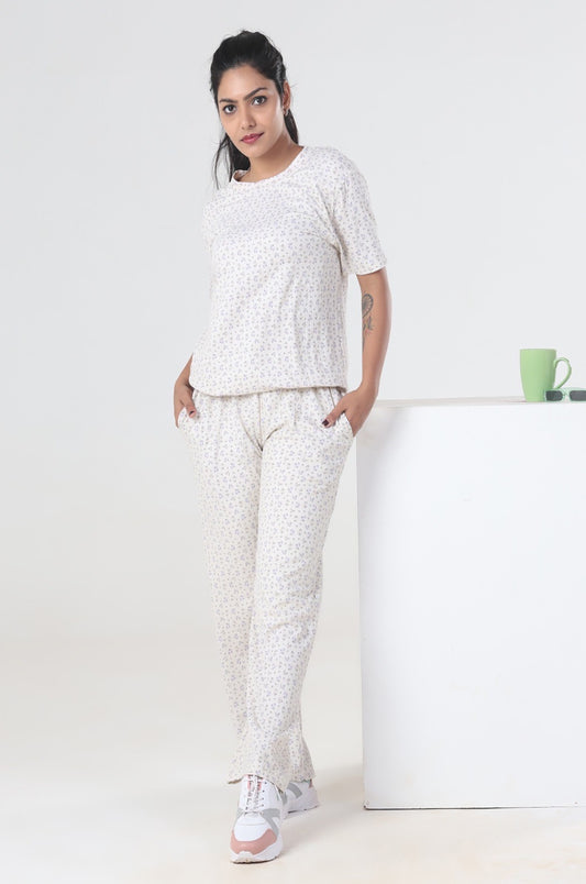 Small Cute Floral White co-ordset