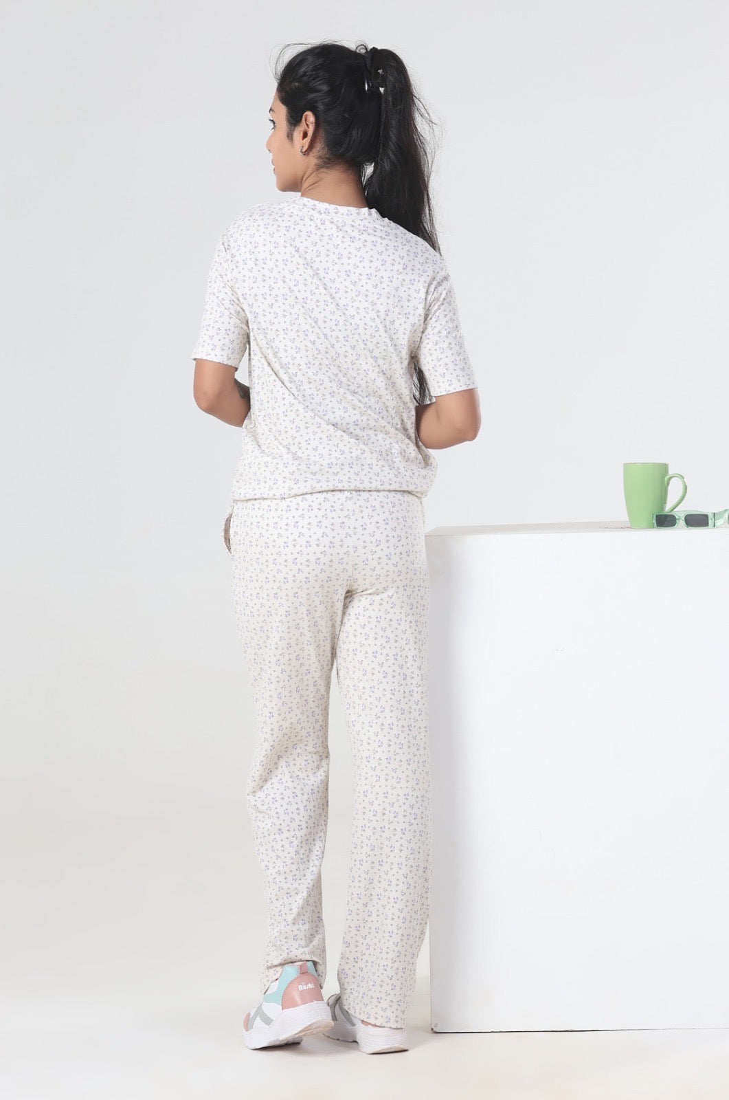 Small Cute Floral White co-ordset